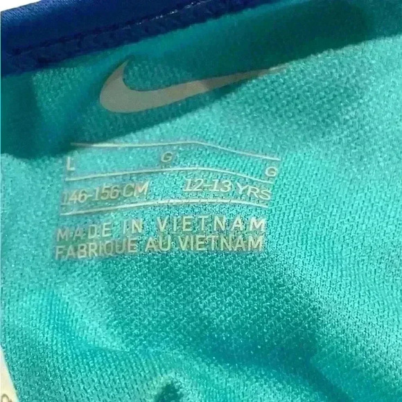 Nike Blue Cloud Cross Back Tankini Set Size Large (Fits like Women’s Med) - Picture 7 of 11